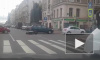 Видео: на Лиговском иномарка сбила байкера