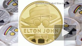 В Британии выпустили монету в $85 тыс. в честь Элтона Джона
