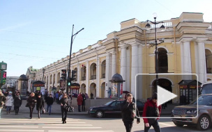 Из-за пожара в щитке на площади Восстания погасли светофоры, на Невском проспекте растянулась пробка