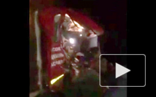 Смертельное видео из Воронежа: трассу не поделили два большегруза