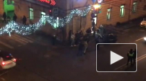 Очевидцы сняли на видео место ДТП с участием Гелендвагена и скорой помощи