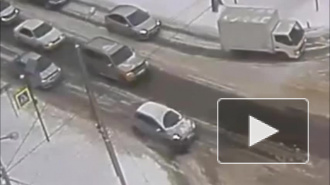 В Красноярске автоледи сбила бабушку на пешеходном переходе(Видео)