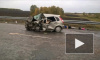 Момент смертельной аварии на М 5 в Чебаркульском районе попал на видео