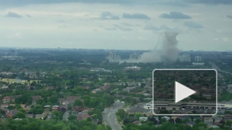 В канадском городе Миссиссога взорвано несколько жилых домов