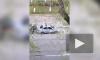 Любопытное видео из Воронежа: сотрудники ДПС толкали патрульную машину