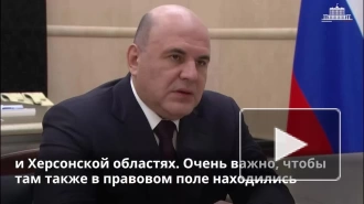 Мишустин заявил, что МСП Донбасса должны получать всю поддержку, которая есть в регионах