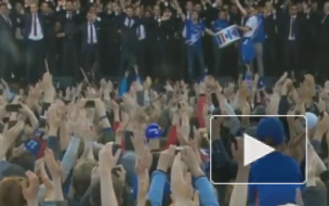 Появилось трогательное видео, как в Исландии встречают национальную сборную по футболу