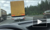 На трассе Скандинавия ДТП: столкнулись красная и черная иномарки 