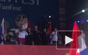 На Конюшенной площади 14 июня открыли фестиваль болельщиков FIFA