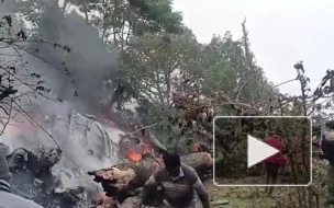 СМИ: вертолет с начальником штаба обороны ВС Индии на борту потерпел крушение