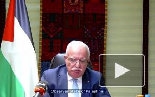 Глава МИД Палестины назвал Израиль "вооруженным вором"