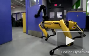 BostonDynamics: Вежливый робот научился открывать дверь