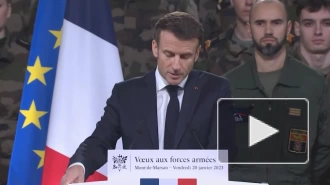 Макрон призвал французских военных быть готовыми к масштабной операции НАТО