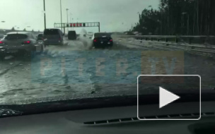 Петербург ушел под воду после летнего дождя