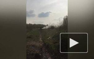 На Волхонке мигранты жгли медные провода