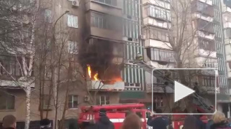 В одном из домов Челябинска загорелся балкон