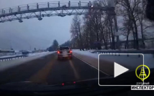 Видео: на трассе "Нарва" погибла женщина-водитель