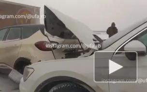 На трассе в Башкирии столкнулись 39 автомобилей