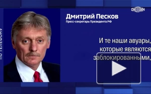 Песков назвал украденным перечисленный Украине $1 млрд из активов РФ