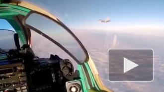 Пилот МиГ-31 ВКС РФ снял на видео встречу с истребителем НАТО