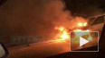 Видео: на КАД загорелся автомобиль
