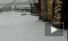 В Новосибирскую область вернулась зима со снегом