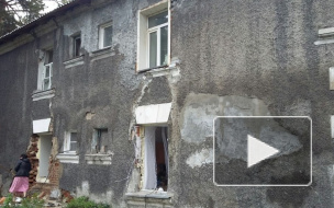 Появилось видео с места взрыва газа в жилом доме в Новосибирске