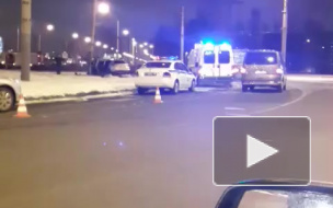 Видео: в Петербурге водитель пытался скрыться от полиции, но попал в смертельное ДТП