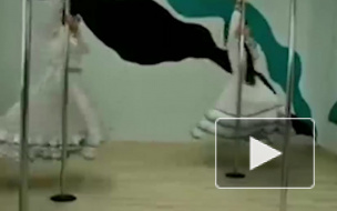 Видео: Девушки из Уфы исполнили башкирский национальный танец на пилоне