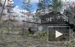 Экипажи танков Т-72Б3М уничтожили подземный командный пункт ВСУ в ЛНР