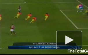 Лига чемпионов: Милан дома обыграл Барселону 2:0