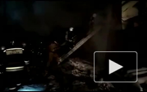 Появилось видео тушения страшного пожара в Омске