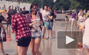 "Водоканал" предлагает запретить водные битвы на Московской 