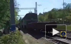 В Мариуполе запустили первый грузовой поезд по новой железной дороге 