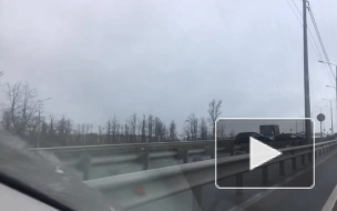 Видео: На Петербургском шоссе столкнулись 8 машин 