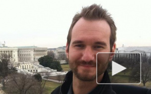 В Петербург приедет удивительный человек без рук и без ног Ник Вуйчич, который выстрелит из пушки и прочтет лекцию