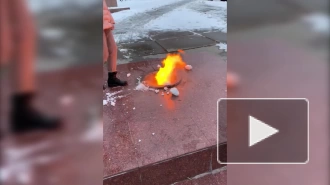 В Димитровграде полиция проверяет видео, на котором дети затушили Вечный огонь