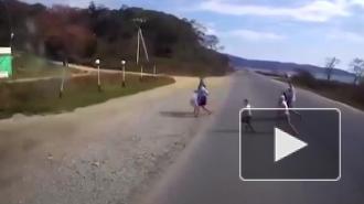 В Приморье самосвал влетел в толпу детей