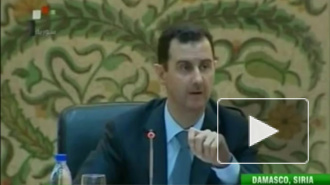 Башар Асад признал, что в Сирии идет война