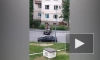 В Приморском районе дети "проверили на прочность" припаркованный внедорожник