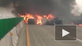 Видео из США: В Висконсине на трассе взорвались и ...