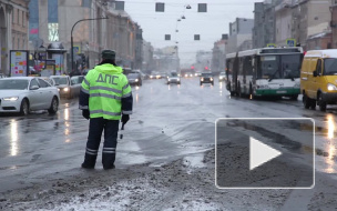 Инспекторы ГИБДД со стрельбой гонялись за нарушителем в Невском районе