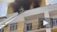 В Оренбурге загорелась крыша жилого дома