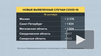 В России за сутки выявили более 20 тысяч случаев COVID-19