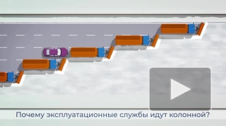 Стало известно, почему снегоуборочная техника на ЗСД идет колонной и не пропускает водителей