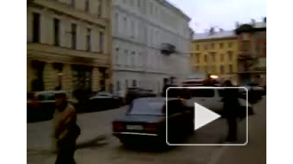 Ночью убрали знак "Перпендикулярная парковка"