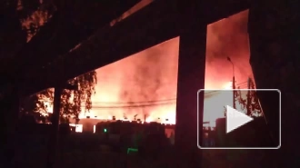 На территории воинской части в Долгопрудном произошел пожар на площади 1,2 тысячи кв. м
