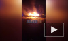 В Агалатово сгорело кафе "Белое Солнце" - появилось видео