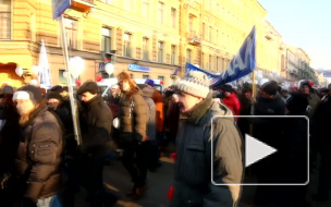 Акция «За честные выборы» в Петербурге временами напоминала Первомай