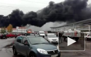 Под Нижнем Новгородом горит завод ЛУКОЙЛа. Новое видео